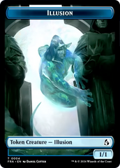 Illusion // Jace Double-Sided Token [Reality Fracture Tokens] | Game Master's Emporium (The New GME)