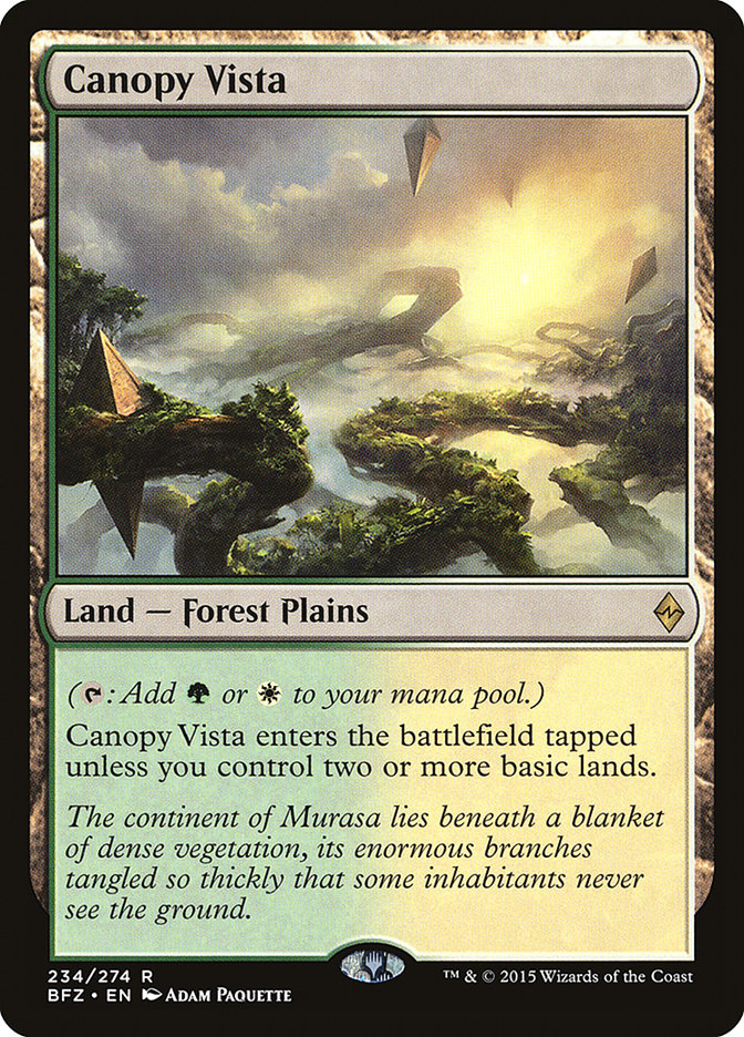 Canopy Vista [Battle for Zendikar] | Game Master's Emporium (The New GME)