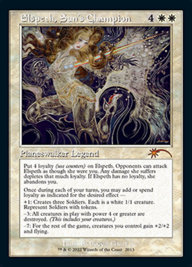 Elspeth, Sun's Champion (Retro) (2013) [Secret Lair Countdown Kit] | Game Master's Emporium (The New GME)