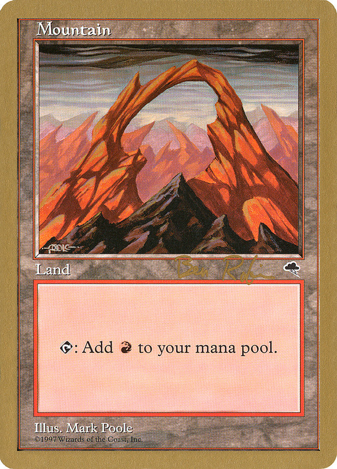 Mountain (br345) (Ben Rubin) [World Championship Decks 1998] | Game Master's Emporium (The New GME)