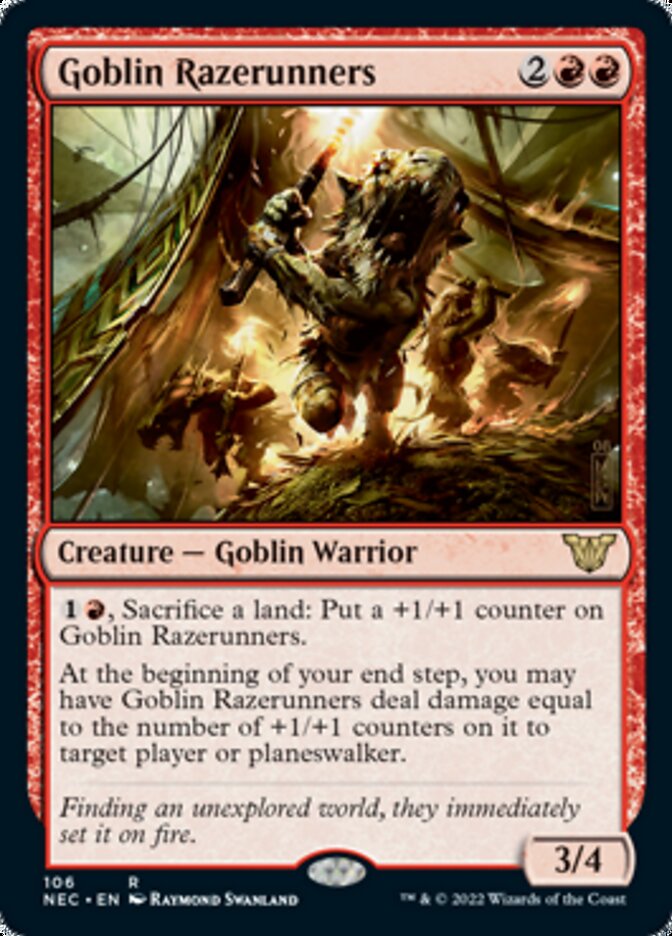 Goblin Razerunners [Kamigawa: Neon Dynasty Commander] | Game Master's Emporium (The New GME)