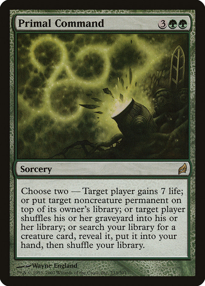 Primal Command [Lorwyn] | Game Master's Emporium (The New GME)