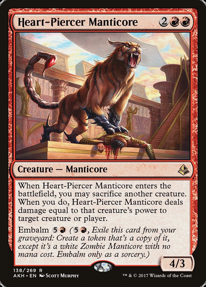 Heart-Piercer Manticore [Amonkhet] | Game Master's Emporium (The New GME)