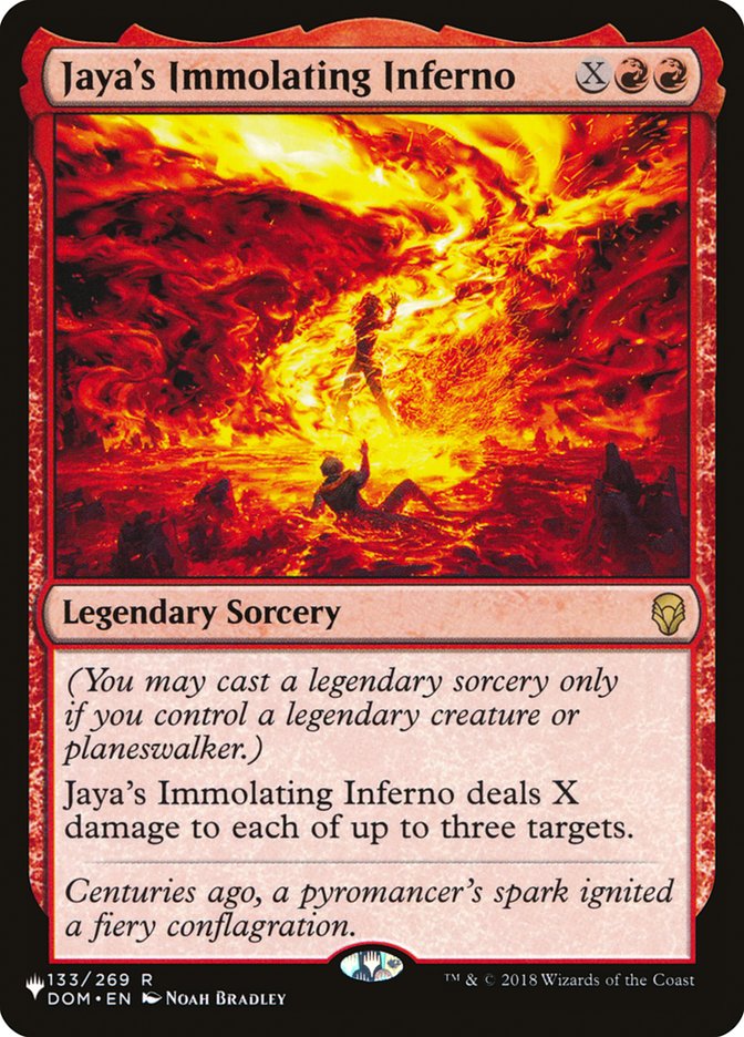 Jaya's Immolating Inferno [The List] | Game Master's Emporium (The New GME)