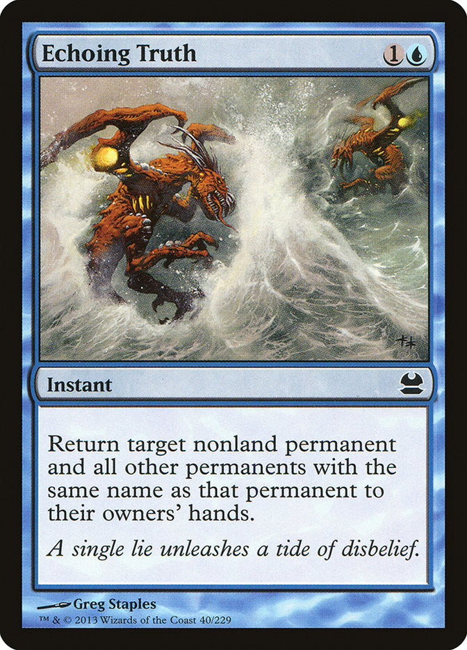 Echoing Truth [Modern Masters] | Game Master's Emporium (The New GME)