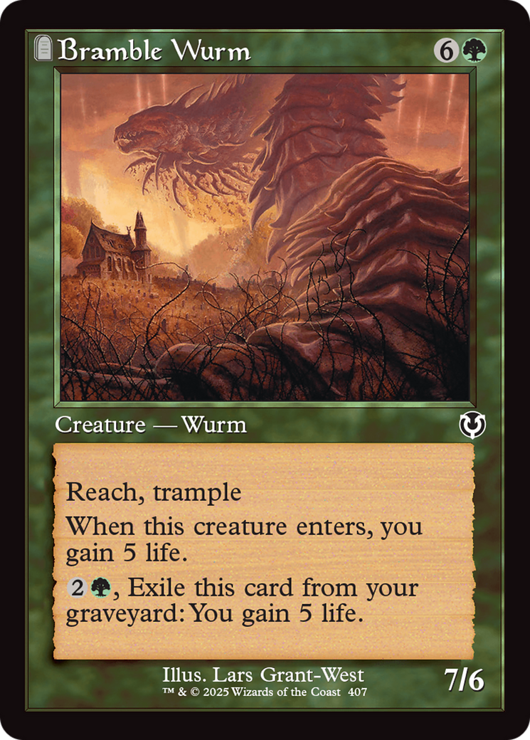 Bramble Wurm (Retro Frame) [Innistrad Remastered] | Game Master's Emporium (The New GME)