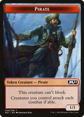 Demon // Pirate Double-Sided Token [Core Set 2021 Tokens] | Game Master's Emporium (The New GME)