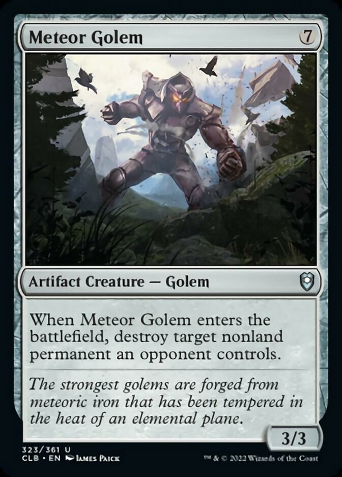 Meteor Golem [Commander Legends: Battle for Baldur's Gate] | Game Master's Emporium (The New GME)