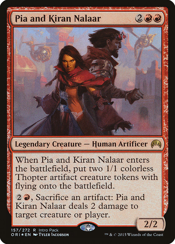 Pia and Kiran Nalaar (Intro Pack) [Magic Origins Promos] | Game Master's Emporium (The New GME)