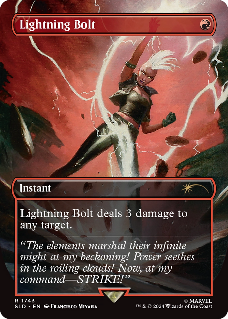 Lightning Bolt (1743) (Rainbow Foil) [Secret Lair Drop Series] | Game Master's Emporium (The New GME)