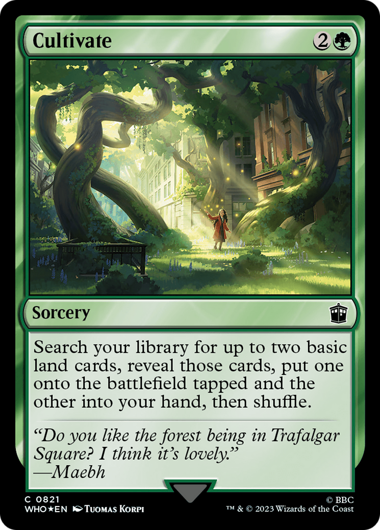 Cultivate (Surge Foil) [Doctor Who] | Game Master's Emporium (The New GME)