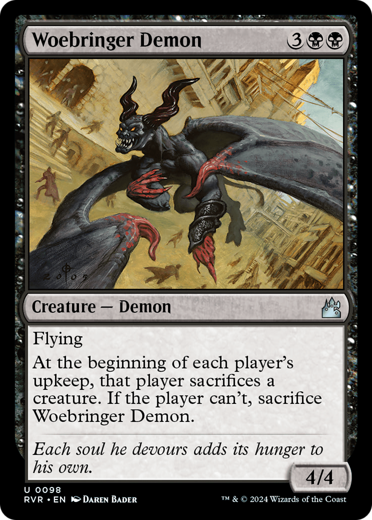 Woebringer Demon [Ravnica Remastered] | Game Master's Emporium (The New GME)