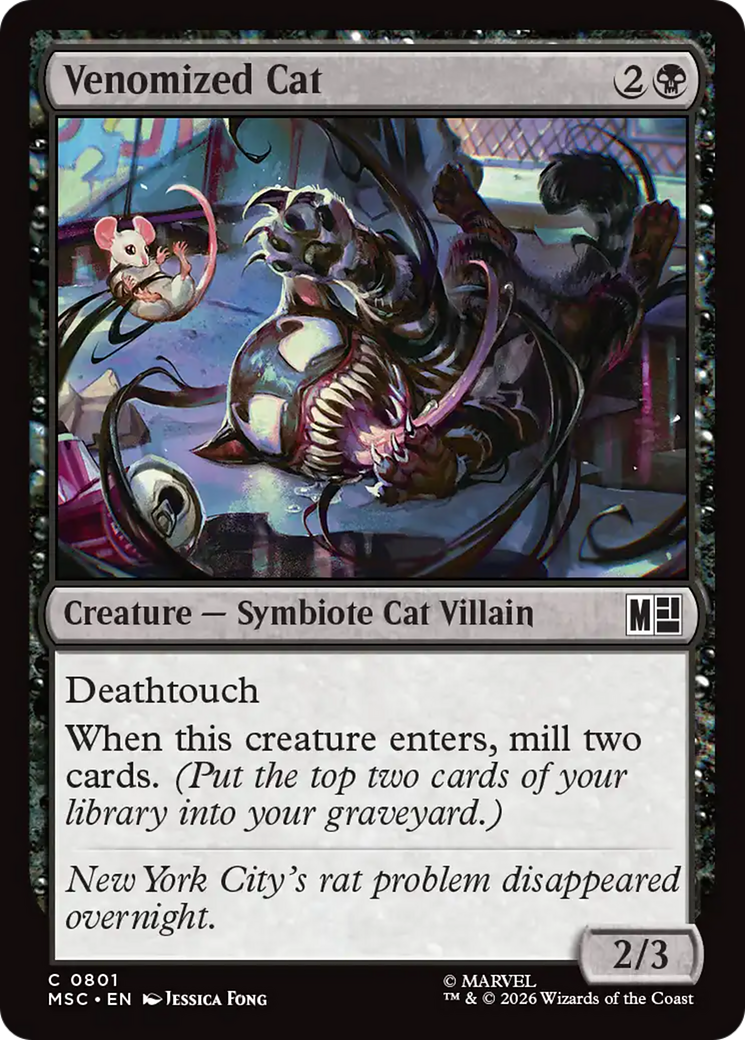 Venomized Cat [Marvel Super Heroes Commander] | Game Master's Emporium (The New GME)