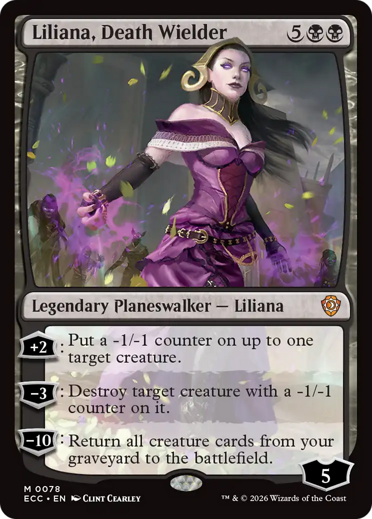 Liliana, Death Wielder [Lorwyn Eclipsed Commander] | Game Master's Emporium (The New GME)