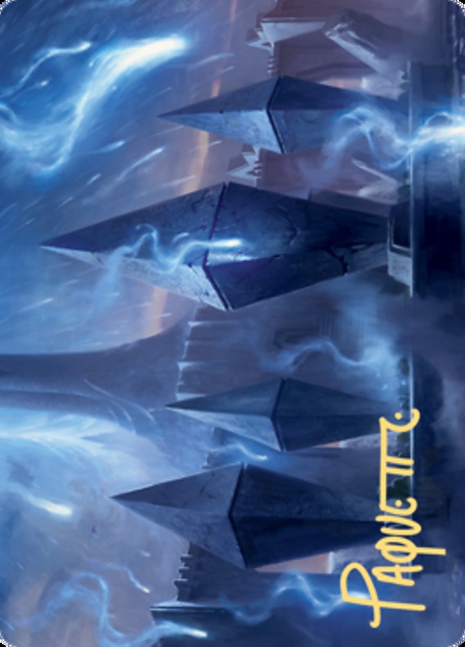 Sea Gate Restoration Art Card (Gold-Stamped Signature) [Zendikar Rising Art Series] | Game Master's Emporium (The New GME)
