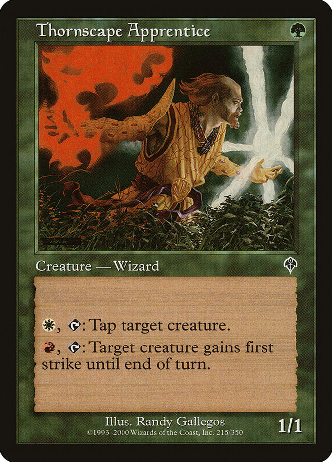 Thornscape Apprentice [Invasion] | Game Master's Emporium (The New GME)