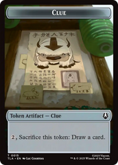 Clue (0015) // spirit (003) Double-Sided Token [Avatar: The Last Airbender Tokens] | Game Master's Emporium (The New GME)