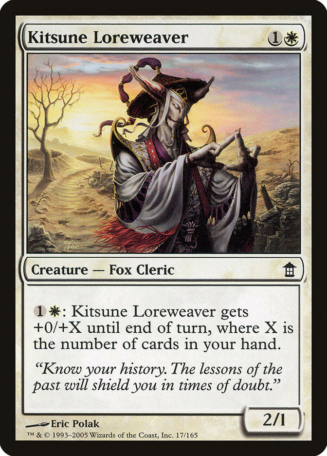 Kitsune Loreweaver [Saviors of Kamigawa] | Game Master's Emporium (The New GME)