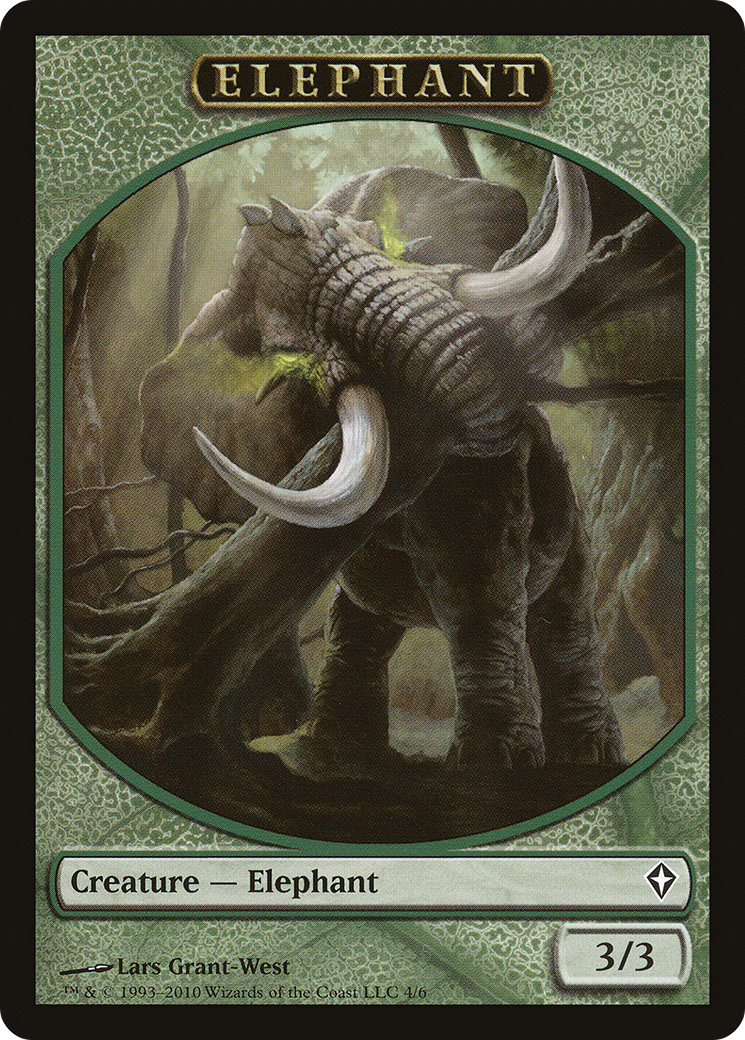 Angel // Elephant Double-Sided Token [Marvel Super Heroes Commander Tokens] | Game Master's Emporium (The New GME)
