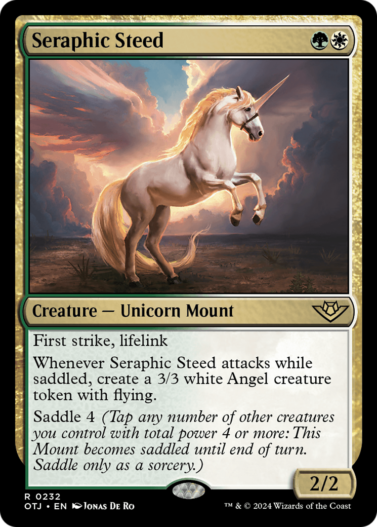 Seraphic Steed [Outlaws of Thunder Junction] | Game Master's Emporium (The New GME)