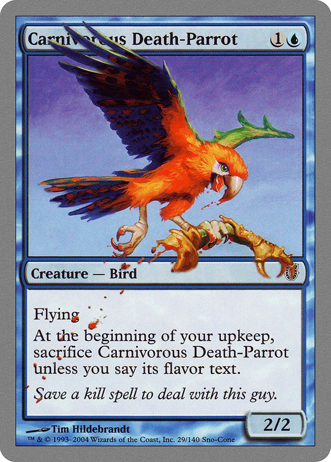 Carnivorous Death-Parrot [Unhinged] | Game Master's Emporium (The New GME)