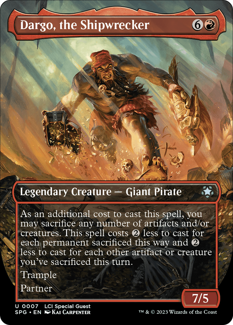 Dargo, the Shipwrecker (Borderless) [The Lost Caverns of Ixalan Special Guests] | Game Master's Emporium (The New GME)