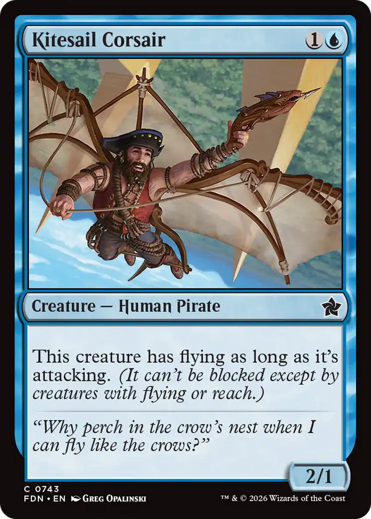 Kitesail Corsair (0743) [Foundations] | Game Master's Emporium (The New GME)