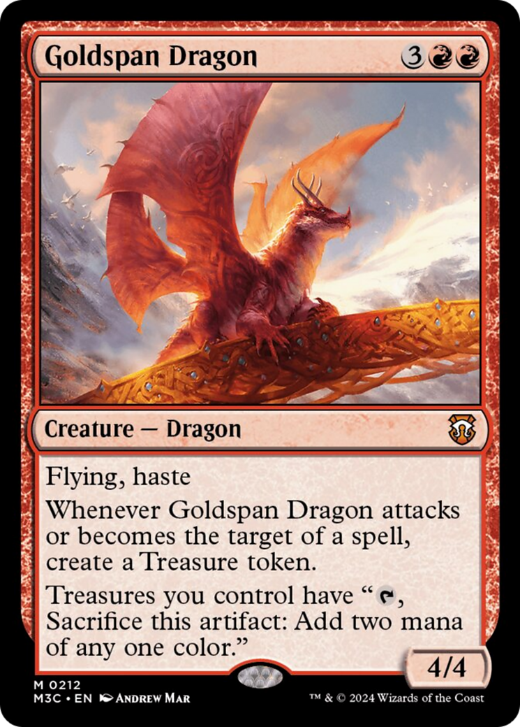 Goldspan Dragon [Modern Horizons 3 Commander] | Game Master's Emporium (The New GME)