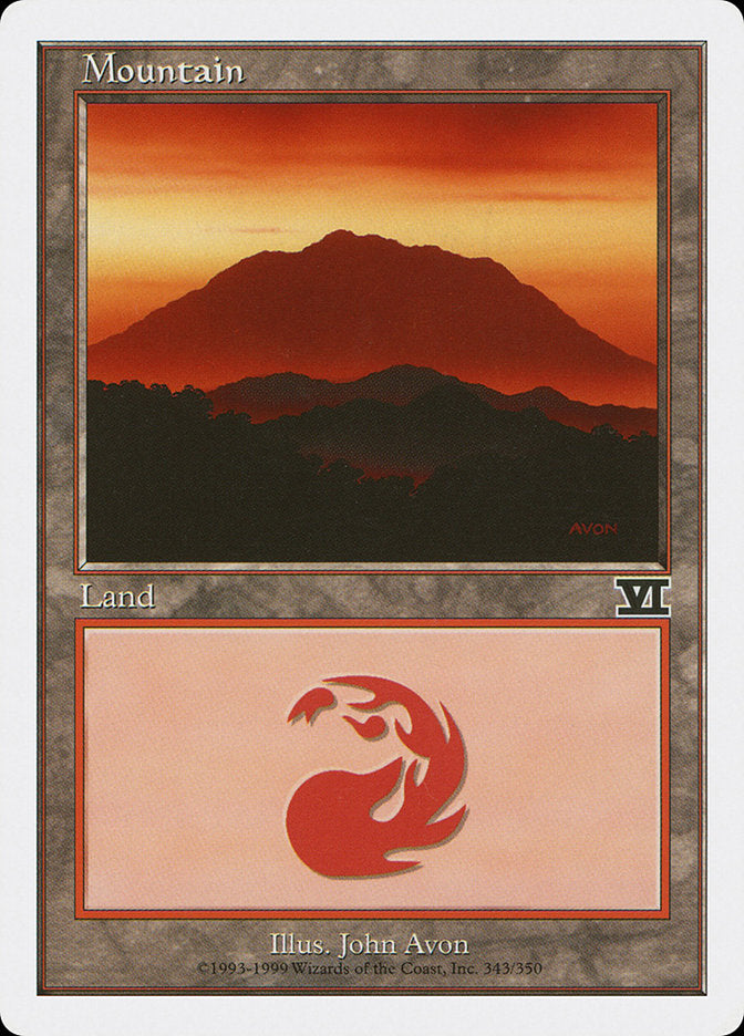 Mountain (343) [Classic Sixth Edition] | Game Master's Emporium (The New GME)