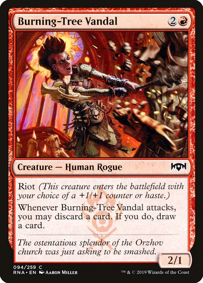 Burning-Tree Vandal [Ravnica Allegiance] | Game Master's Emporium (The New GME)
