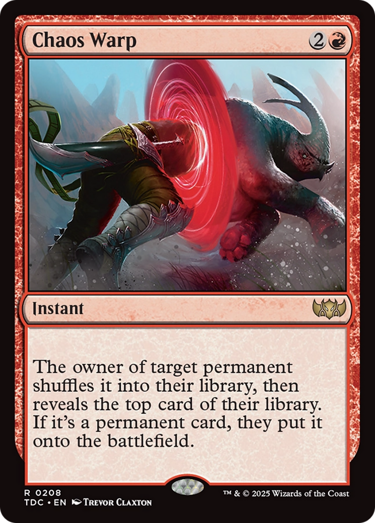 Chaos Warp [Tarkir: Dragonstorm Commander] | Game Master's Emporium (The New GME)
