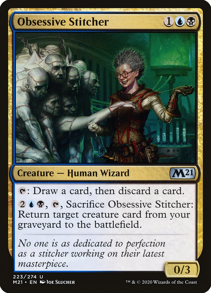 Obsessive Stitcher [Core Set 2021] | Game Master's Emporium (The New GME)