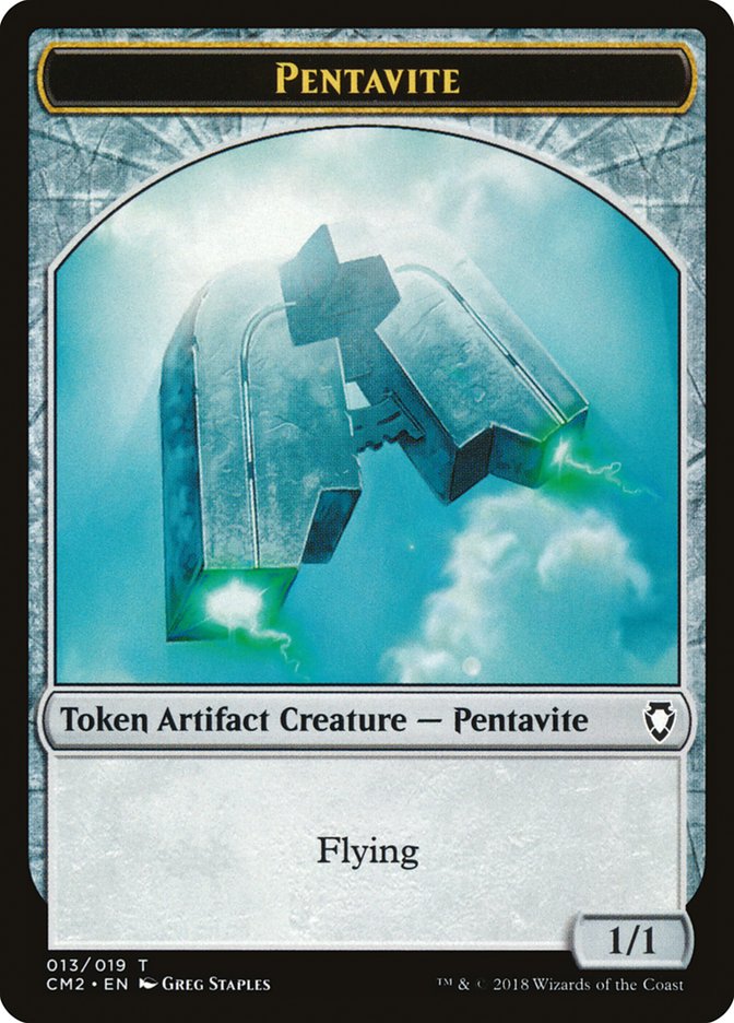 Pentavite Token [Commander Anthology Volume II Tokens] | Game Master's Emporium (The New GME)