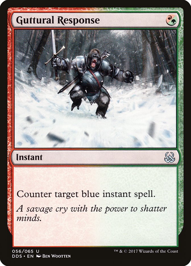 Guttural Response [Duel Decks: Mind vs. Might] | Game Master's Emporium (The New GME)