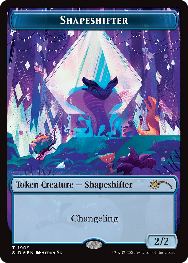 Shapeshifter Token (1909) (Double Rainbow Foil) [Secret Lair Drop Series] | Game Master's Emporium (The New GME)