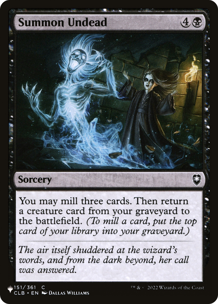 Summon Undead [The List] | Game Master's Emporium (The New GME)