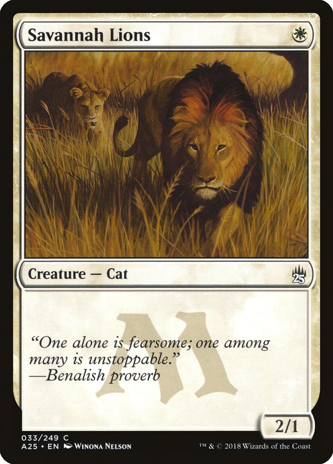 Savannah Lions [Masters 25] | Game Master's Emporium (The New GME)