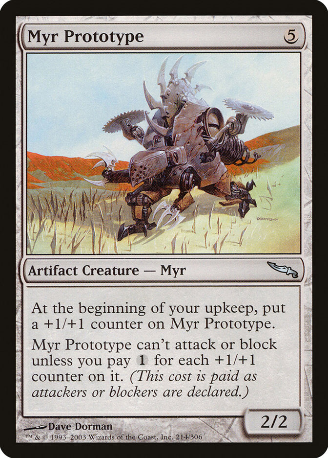 Myr Prototype [Mirrodin] | Game Master's Emporium (The New GME)