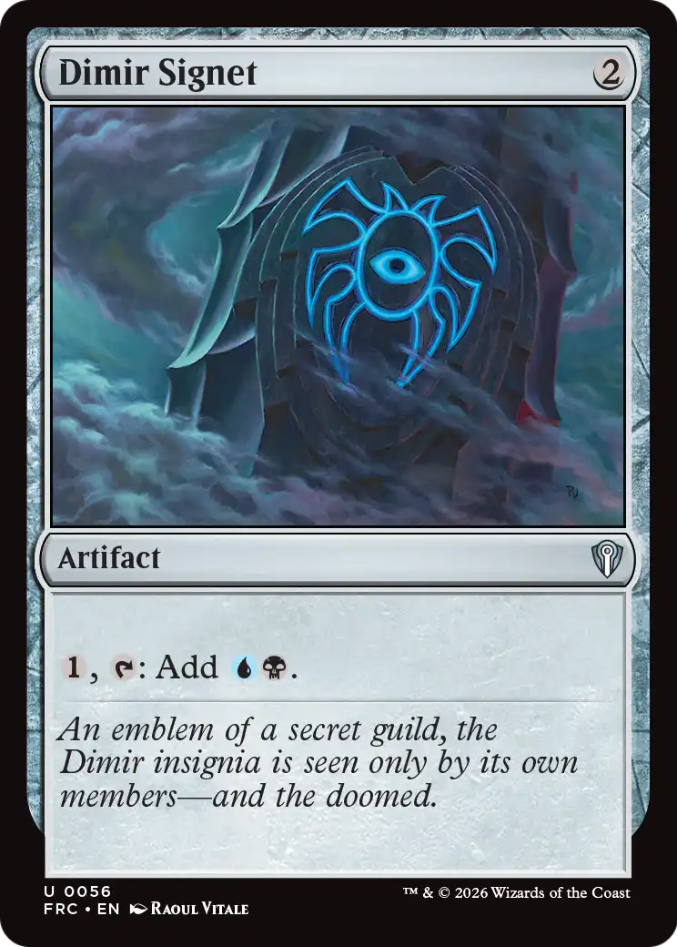 Dimir Signet [Reality Fracture Commander] | Game Master's Emporium (The New GME)
