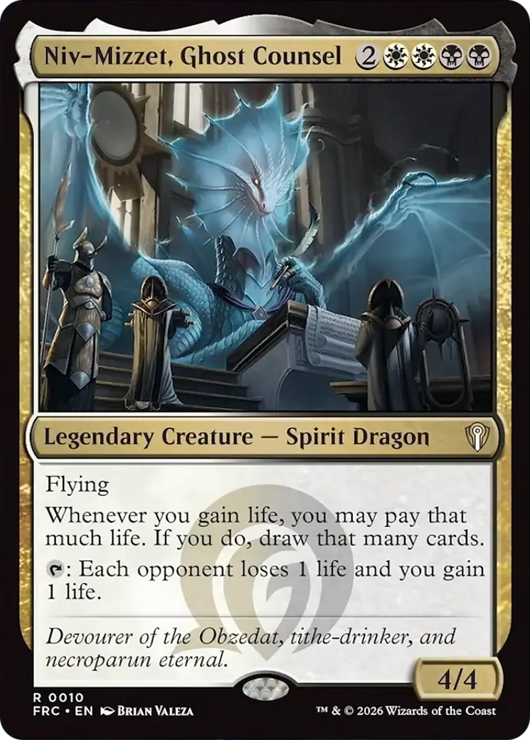 Niv-Mizzet, Ghost Counsel [Reality Fracture Commander] | Game Master's Emporium (The New GME)