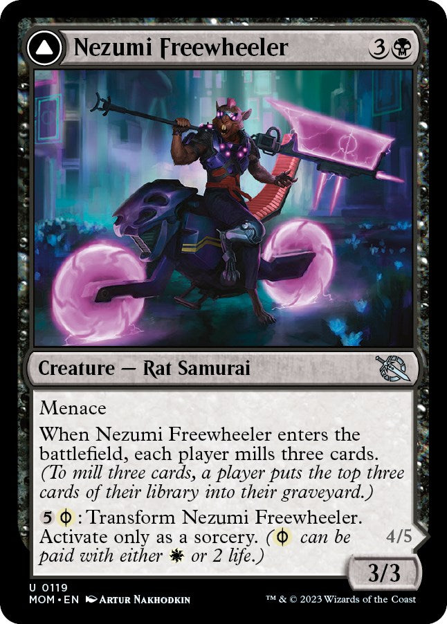 Nezumi Freewheeler // Hideous Fleshwheeler [March of the Machine] | Game Master's Emporium (The New GME)