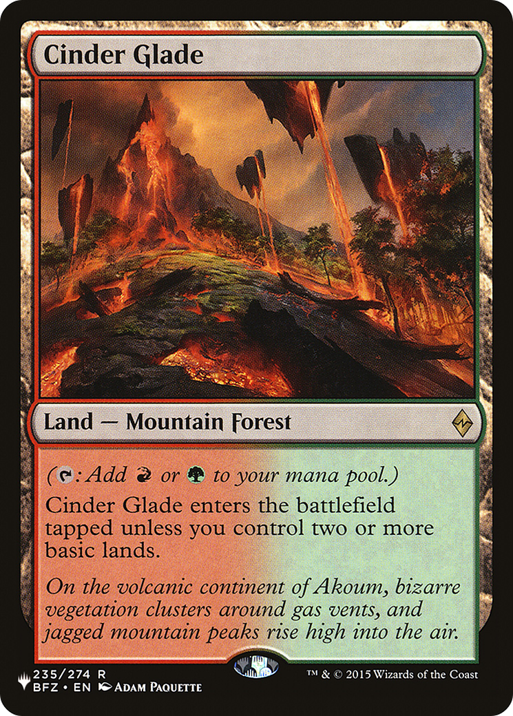 Cinder Glade [The List] | Game Master's Emporium (The New GME)