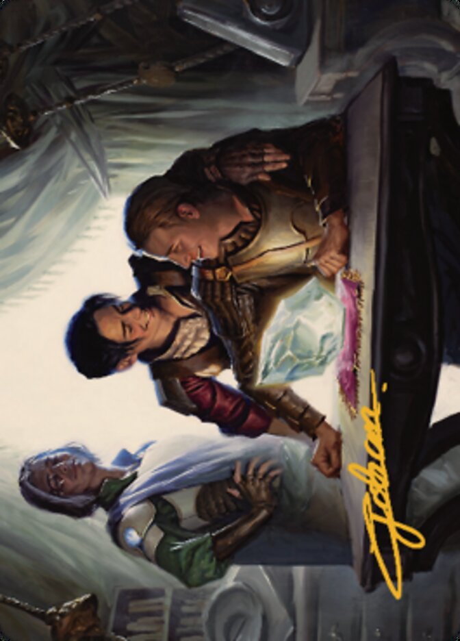 Tocasia's Welcome Art Card (Gold-Stamped Signature) [The Brothers' War Art Series] | Game Master's Emporium (The New GME)