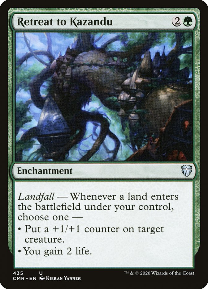 Retreat to Kazandu [Commander Legends] | Game Master's Emporium (The New GME)