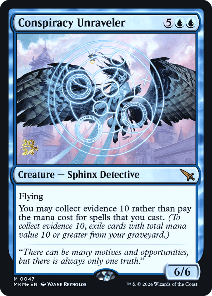 Conspiracy Unraveler [Murders at Karlov Manor Prerelease Promos] | Game Master's Emporium (The New GME)