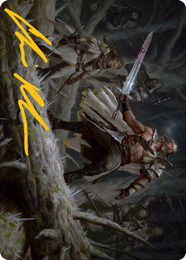 Tovolar, Dire Overlord 1 Art Card (Gold-Stamped Signature) [Innistrad: Midnight Hunt Art Series] | Game Master's Emporium (The New GME)