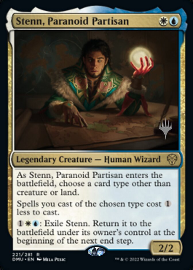 Stenn, Paranoid Partisan (Promo Pack) [Dominaria United Promos] | Game Master's Emporium (The New GME)