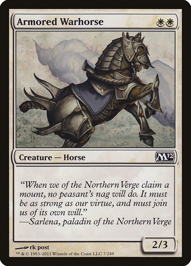 Armored Warhorse [Magic 2012] | Game Master's Emporium (The New GME)
