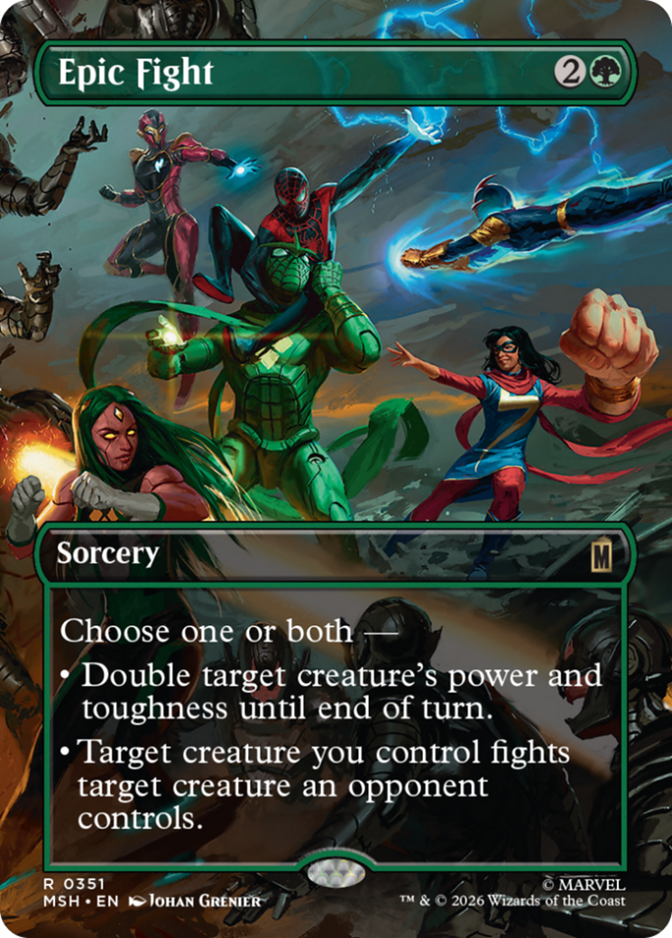 Epic Fight (Borderless) [Marvel Super Heroes] | Game Master's Emporium (The New GME)
