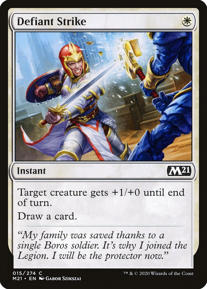 Defiant Strike [Core Set 2021] | Game Master's Emporium (The New GME)